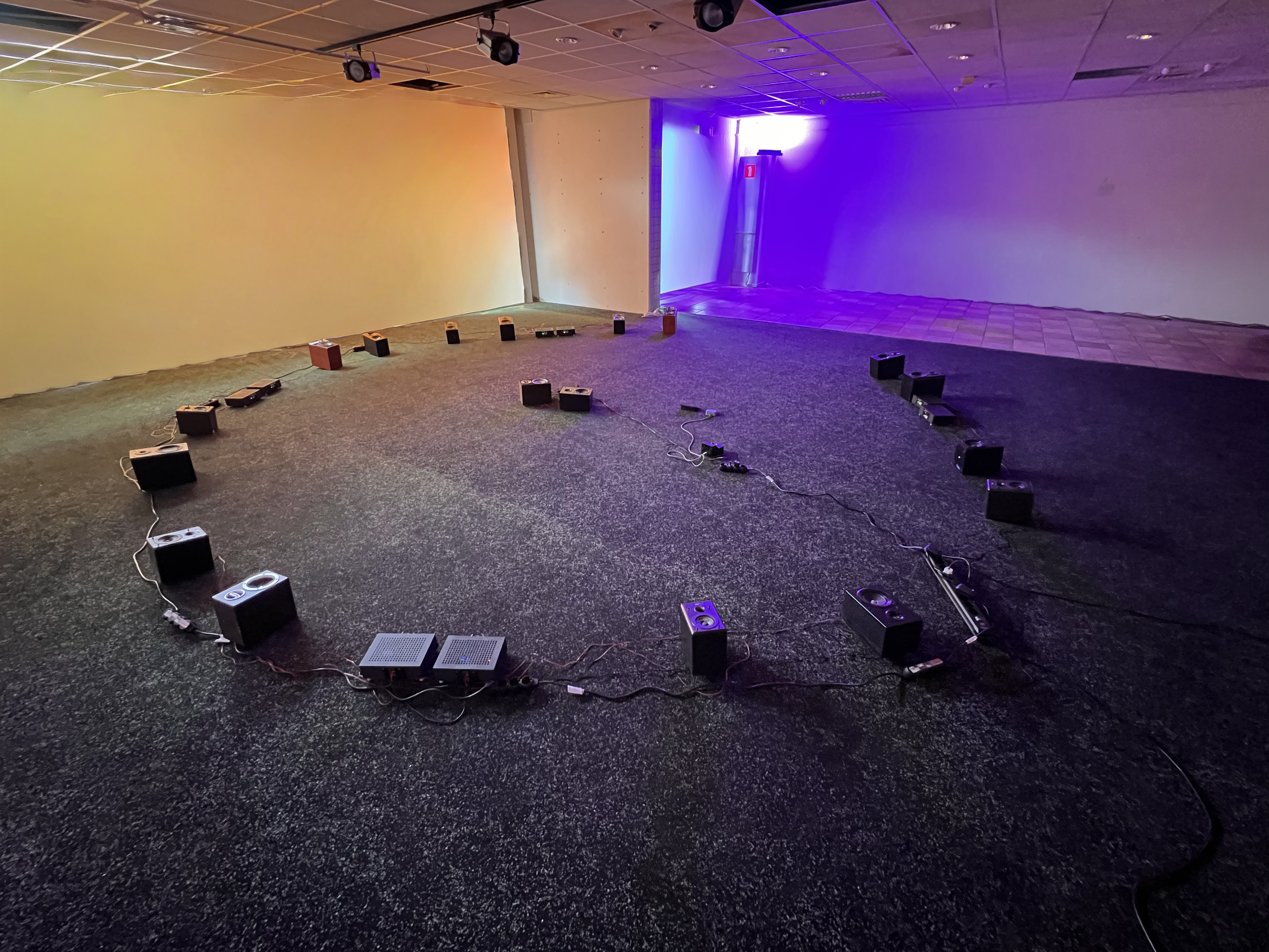 Speaker Circle Installation